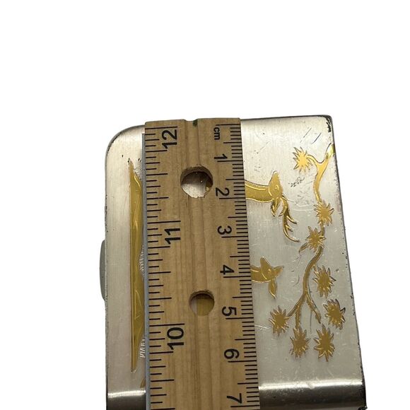 Elgin Compact Deer American Made Silver Tone Gold Tone MCM Retro Chic 50s 60s - Picture 7 of 16